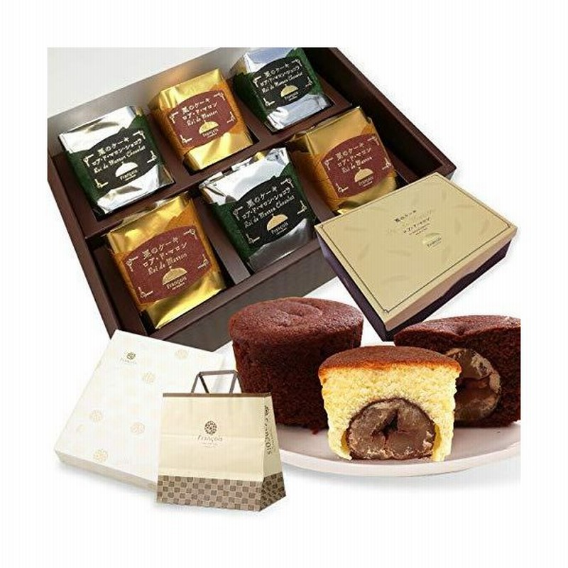 大粒栗のマロンケーキ ロアドマロン 6個入 手提げ紙袋付き お菓子 ギフト 詰め合わせ 個包装 通販 Lineポイント最大0 5 Get Lineショッピング