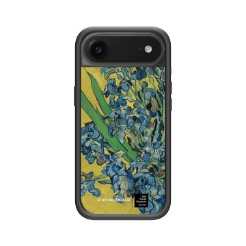 iPhone Air Mod NX -邊框背蓋組合 (相機按鈕) 黑 - Van Gogh Museum - 鳶尾花