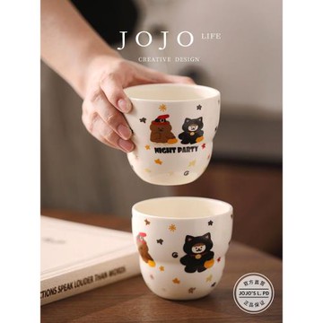 JOJO'S L. PD.brillian.陶瓷碗創意家用耐高溫卡通可愛碗 | 光輝