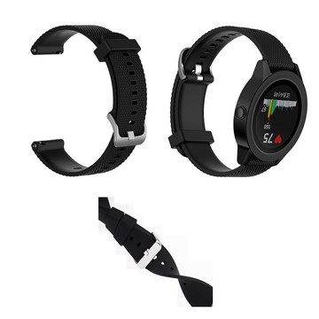 【大格紋錶帶】Garmin vivomove Sport 錶帶寬度 20mm 智能 手錶 矽膠 運動 腕帶