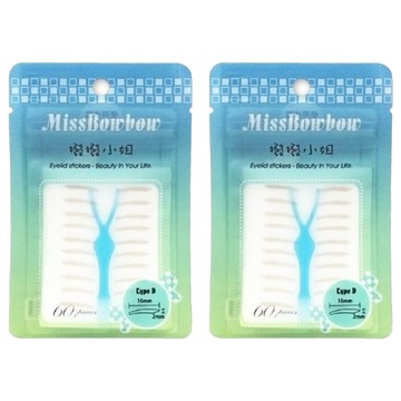 Miss Bowbow 撥撥小姐 3M微整形系列 雙眼皮貼  藍綠款  2包