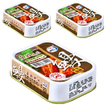 新宜興 豆豉燒鰻  100g  3罐