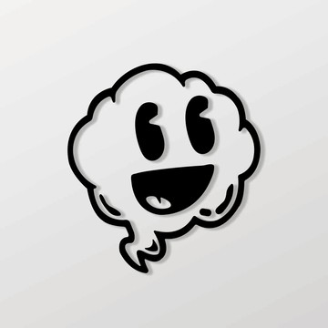 Laughing Cloud/車貼 SunBrother孫氏兄弟 3M 反光貼紙 防水貼紙 車貼貼紙