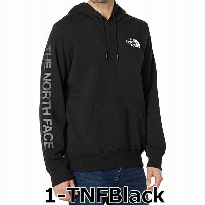 ノースフェイス パーカー 袖ロゴ メンズ プルオーバー S-XXL