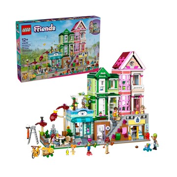 【LEGO 樂高】磚星球〡 42670 好朋友系列 心湖城公寓和商店 Heartlake City Apartments and Stores