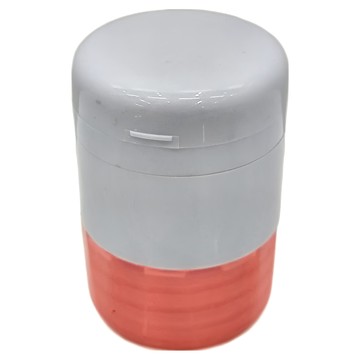 感恩使者 切藥磨藥兩用藥盒 直徑4.2cm 高6.3cm PP材質  1個