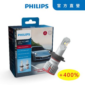 PHILIPS 飛利浦 Ultinon Pro9200 輕巧亮鑽光LED頭燈第三代兩入裝5800K+400%(公司貨)