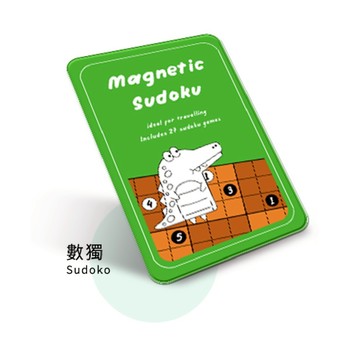 YouRPUZZLE 鐵盒數獨桌遊 G2901 磁性數獨 27款遊戲 便攜益智遊戲  1入  135片