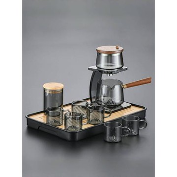 玻璃自動功夫泡茶茶具整套2025新款輕奢高檔懶人茶壺茶杯家用套裝