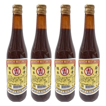 丸吉 甲等 陳年蔭油膏  520ml  4瓶