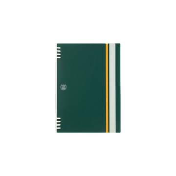 【KING JIM】學院風 B5雙扣環式筆記本 綠色