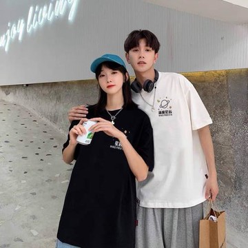 重磅小眾設計感簡約寬松百搭短袖