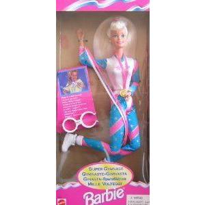 Super Gymnast Barbie(バービー) Doll w Tumbling Ring (1995) ドール