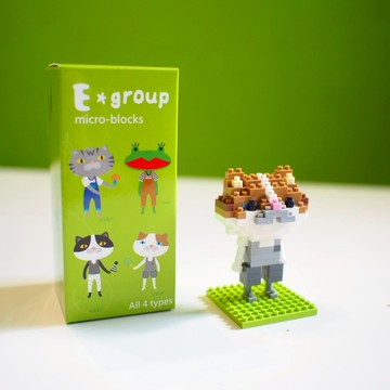 E*group 小積木公仔  AMBER  貓