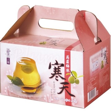 手提寒天脆梅果凍