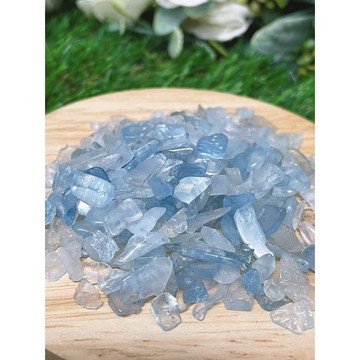 *掘晶*海藍寶碎石 水晶碎石 純天然無加色 水晶鋪底