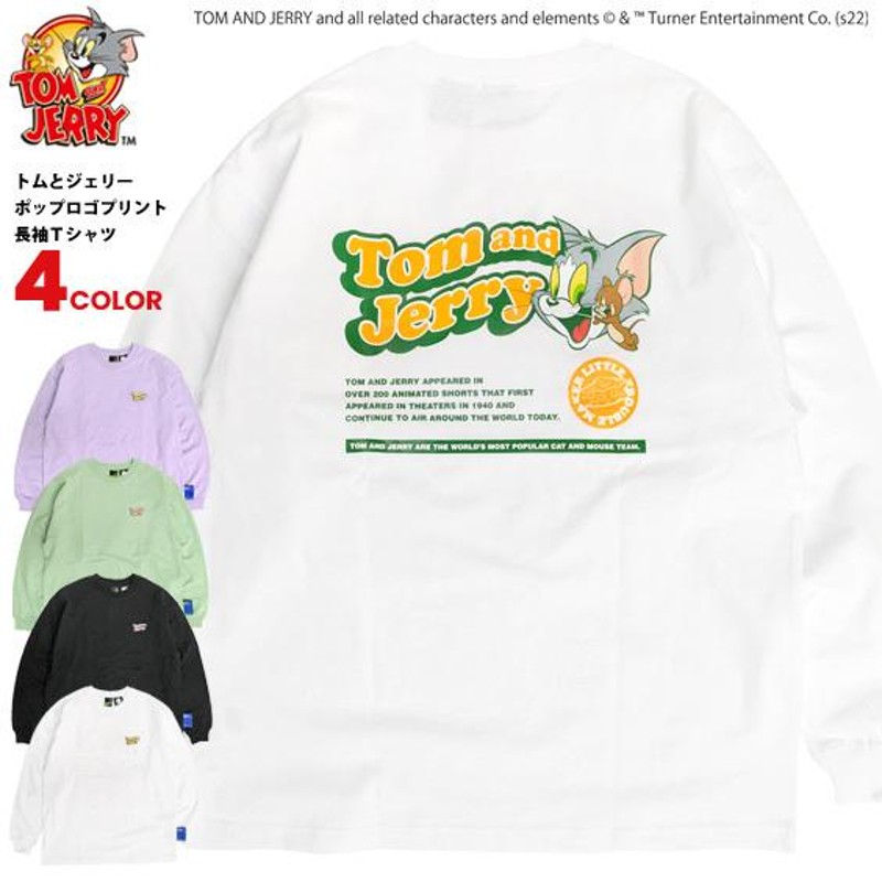 トムとジェリー Tシャツ TOM and JERRY Sequence 2022 ポップロゴ