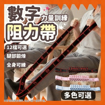阻力帶 彈力帶 健身彈力帶 數字阻力帶 瑜伽彈力帶 伸展帶 拉筋帶 舞蹈帶 拉筋條 瑜珈帶 拉力帶  抗阻增肌阻力帶