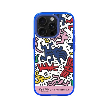 iPhone 16 Pro Clear 激光藍 - Keith Haring - Icons