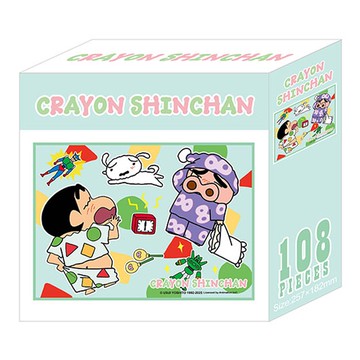蠟筆小新8 108片盒裝拼圖 CS3848