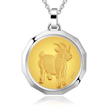 KATROY・ 項鍊・金飾・十二生肖 ・羊肖