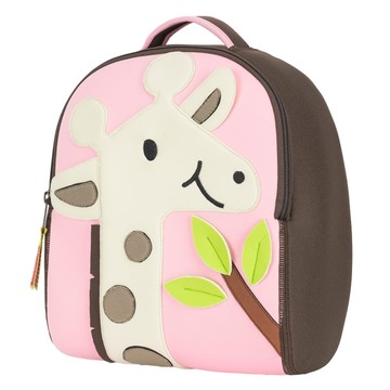 dabbawalla 瓦拉包 瓦拉後背包  長頸鹿 粉色 + 白色  90-120 cm