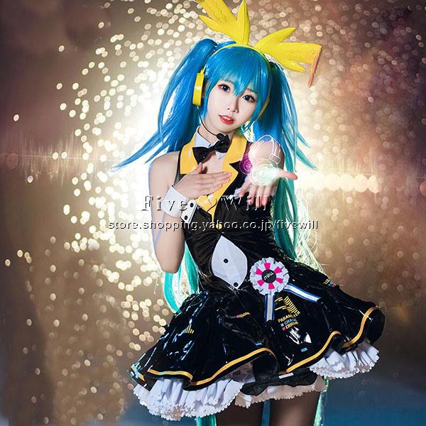 初音ミク（はつね みく） メイド服 コスプレ衣装 ウィッグ 衣装cosplay