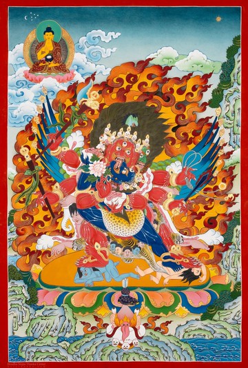 坦廷唐卡畫  靜修與家居裝飾的精緻靈性藝術品