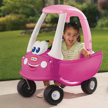 「8%紅利。滿額好禮」美國 Little Tikes 時尚跑車-桃紅  | 學步車/娃娃車/玩具卡車/滑步車 | 兒童發展玩具