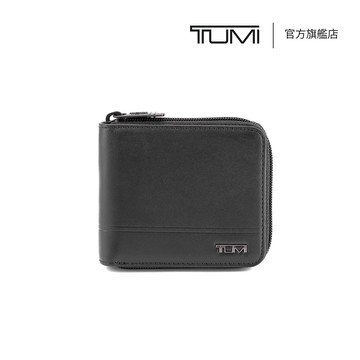 TUMI SLG 皮革拉鍊卡片夾