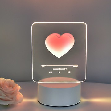 香彩創意3D氛圍小夜燈插電睡眠起夜柔光ins網紅裝飾臺燈臥室床頭