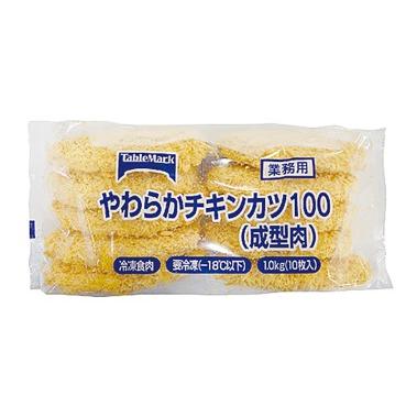 冷凍食品 テーブルマーク)やわらかチキンカツ100　1kg(10個入)