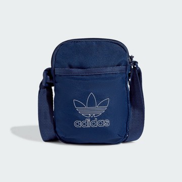 【樂買網】ADIDAS ADICOLOR 斜背包 海軍藍 雙肩後背包 背包 休閒包 JI9456