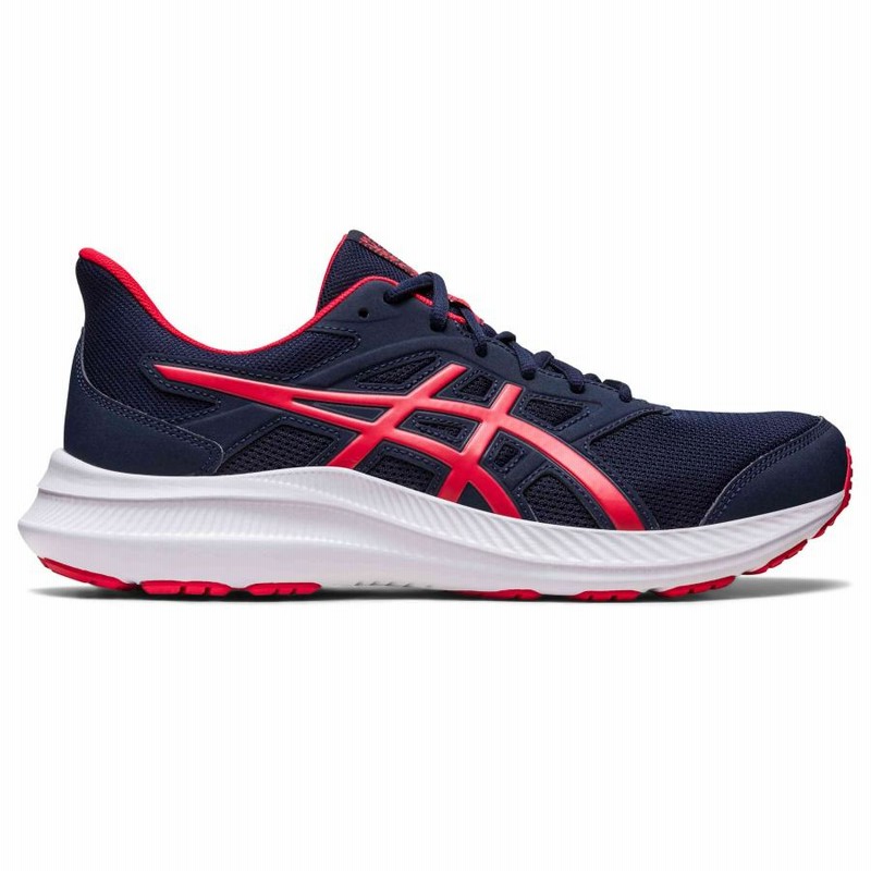 赤紫 asics アシックス JOLT 4 ミッドナイトブルーXエレクトリック