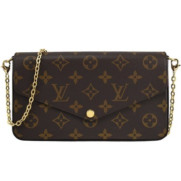 Louis Vuitton LV M81896 M61276 Pochette Félicie 經典花紋鍊條斜背小提包 現貨