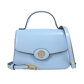 TORY BURCH 147467 Robinson 迷你翻蓋兩用包.淡藍