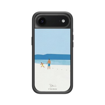 iPhone Air Mod NX -邊框背蓋組合 (相機按鈕) 黑 - Taku Bannai 坂内拓 - Sea｜海邊的父子