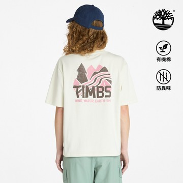 Timberland 女款白色Timberfresh科技短袖T恤|A4251CM9