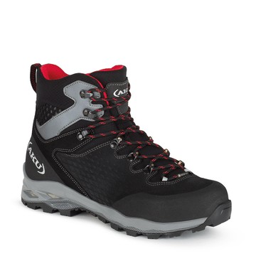 【AKU】男 中筒 專業登山健行鞋 煤灰/紅 ALTERRA II GTX