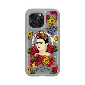 iPhone 15 Pro Max AirX 流變灰 - Frida Kahlo - 卡蘿與花