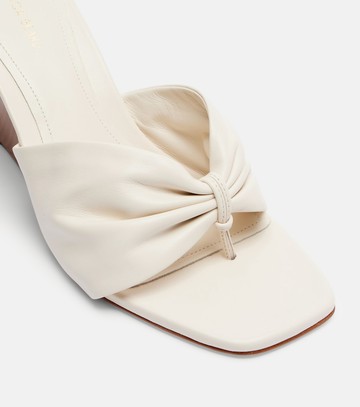 Veronica Beard Leather wedge sandals