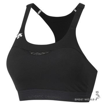 Descente 迪桑特 運動內衣 女裝 可拆卸襯墊 支撐 黑【運動世界】SQ322RBR71-BLK0