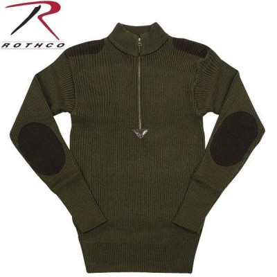 ミリタリーセーター ROTHCO ロスコ 1/4 ZIP アクリル コマンドセーター