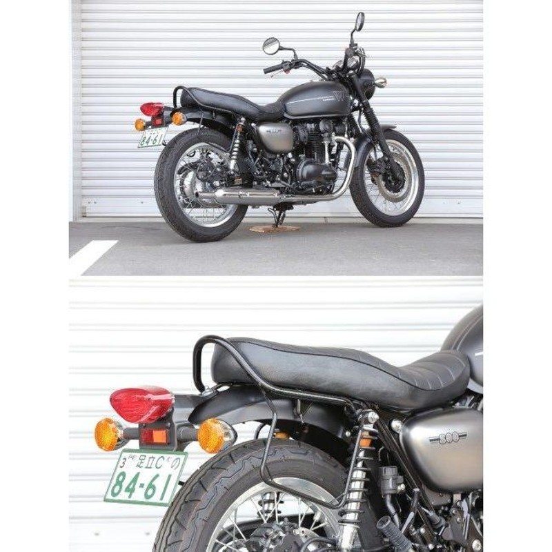 KIJIMA キジマ バッグサポート 左側 カラー：メッキ W400 W650 W800