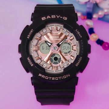 CASIO BABY-G 街頭時尚雙顯腕錶 BA-130-1A4
