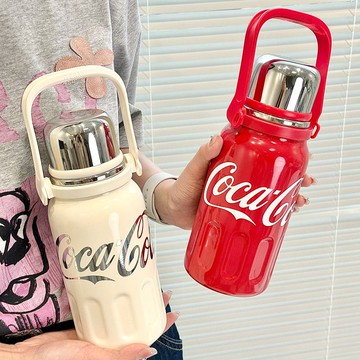 GERM復古保溫杯大容量女可口可樂2023新款316不銹鋼水杯子水壺