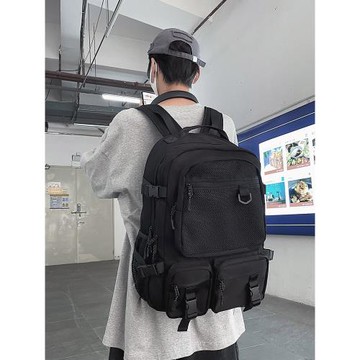 減負雙肩包男時尚初中生書包女大學生高中休閑背包大容量旅游輕便