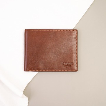 【24hr快速出貨】真皮多卡位簡約短夾-075126 母錢包 薄短夾