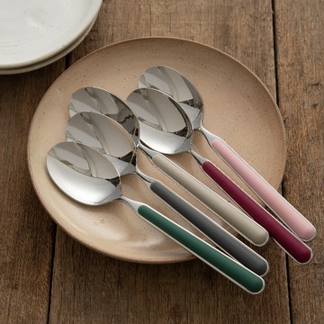 義大利 MEPRA 餐桌幻想曲 不銹鋼主食餐匙 (11色） - 寶藍