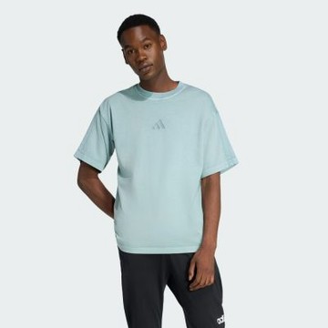 adidas 愛迪達 短袖上衣 男 寬鬆版型 M A SZN W T 綠 KE5996 (S3401)